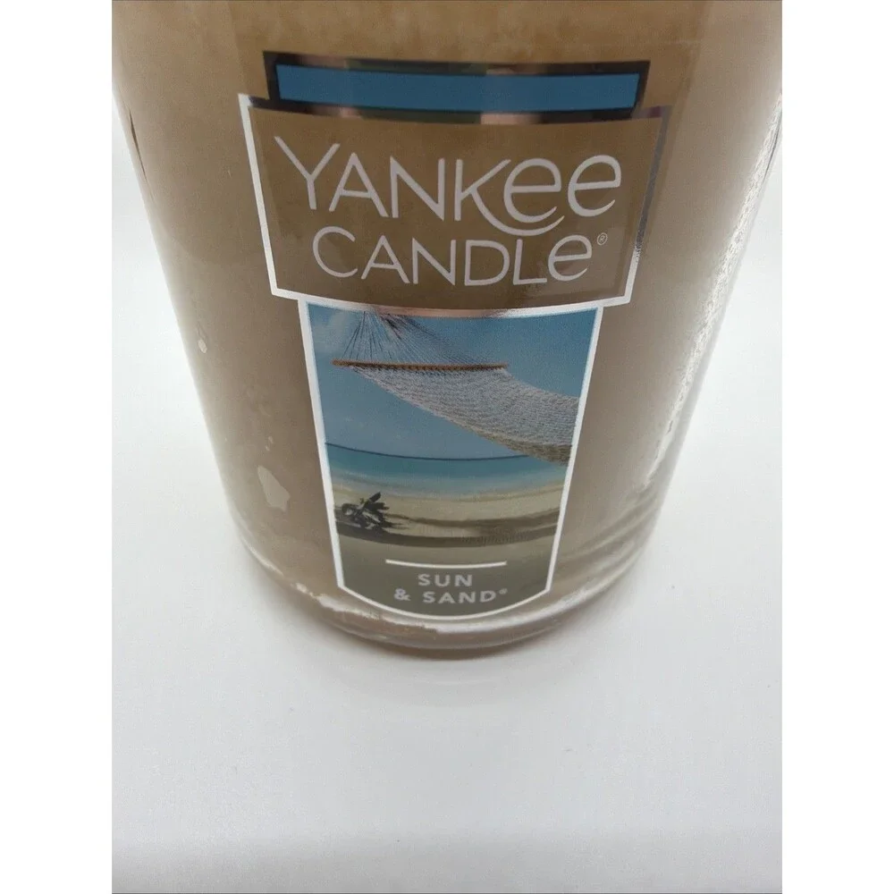 New Unburned Yankee Candle Sun and Sand Large 22 oz Jar Candle